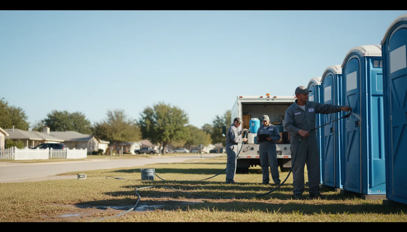 Long-Term Portable Toilet Rental in Welch, OK near me